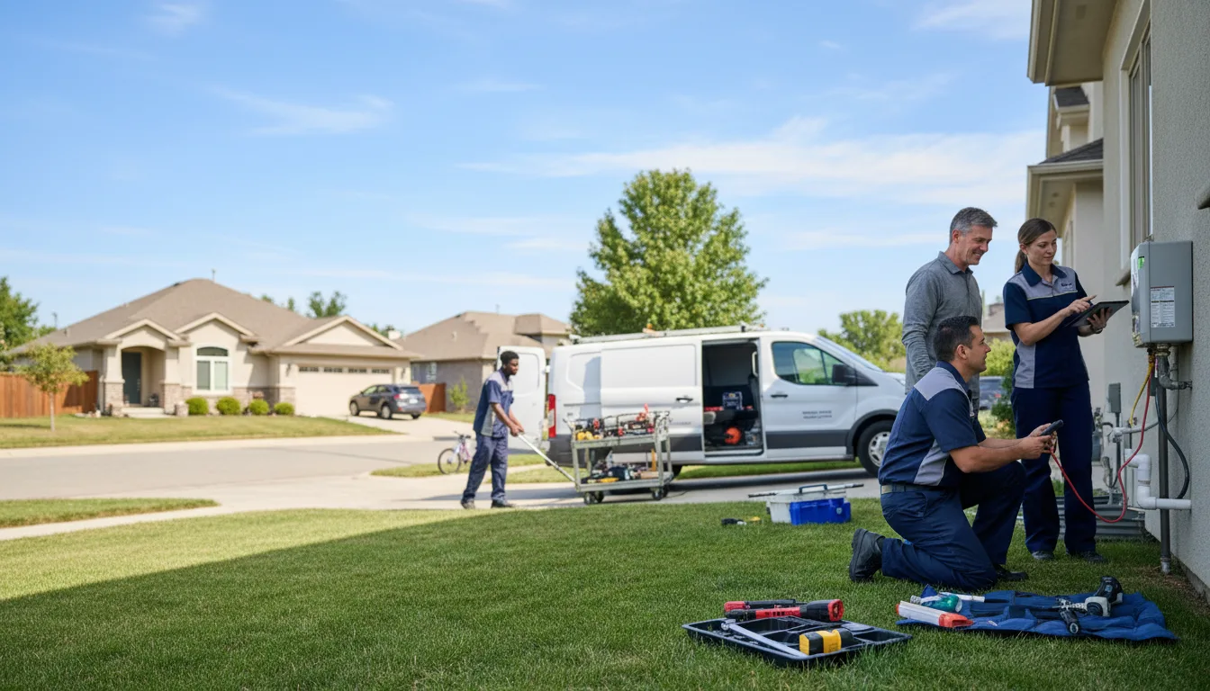 Tankless water heater service in Grapeville, PA
